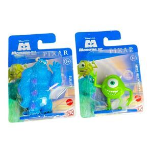 Micro Collection Action Figures Disney Pixar Sulley and Mike Wazowski (2 figure)
